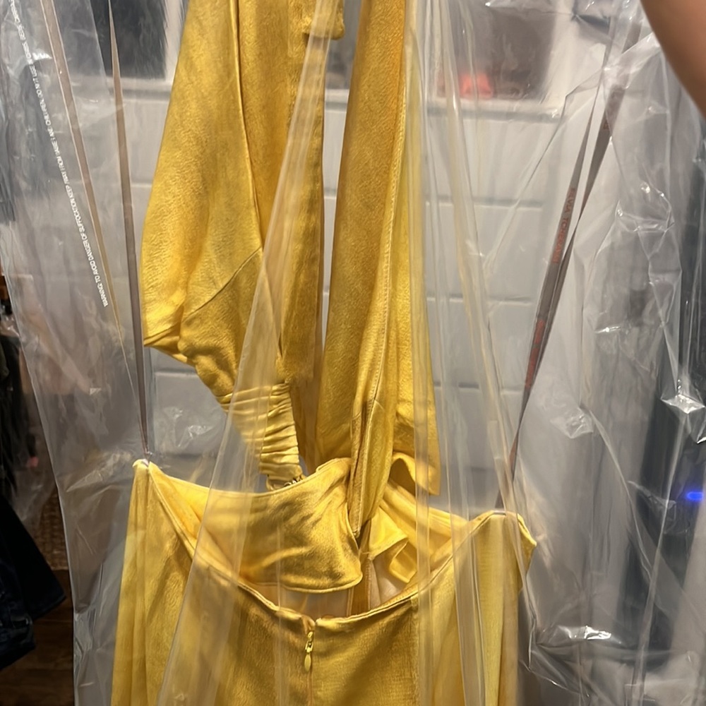 Silvia Tcherassi Silk Yellow Camila Gown XS - Absolutely stunning gown!! - Picture 9 of 9